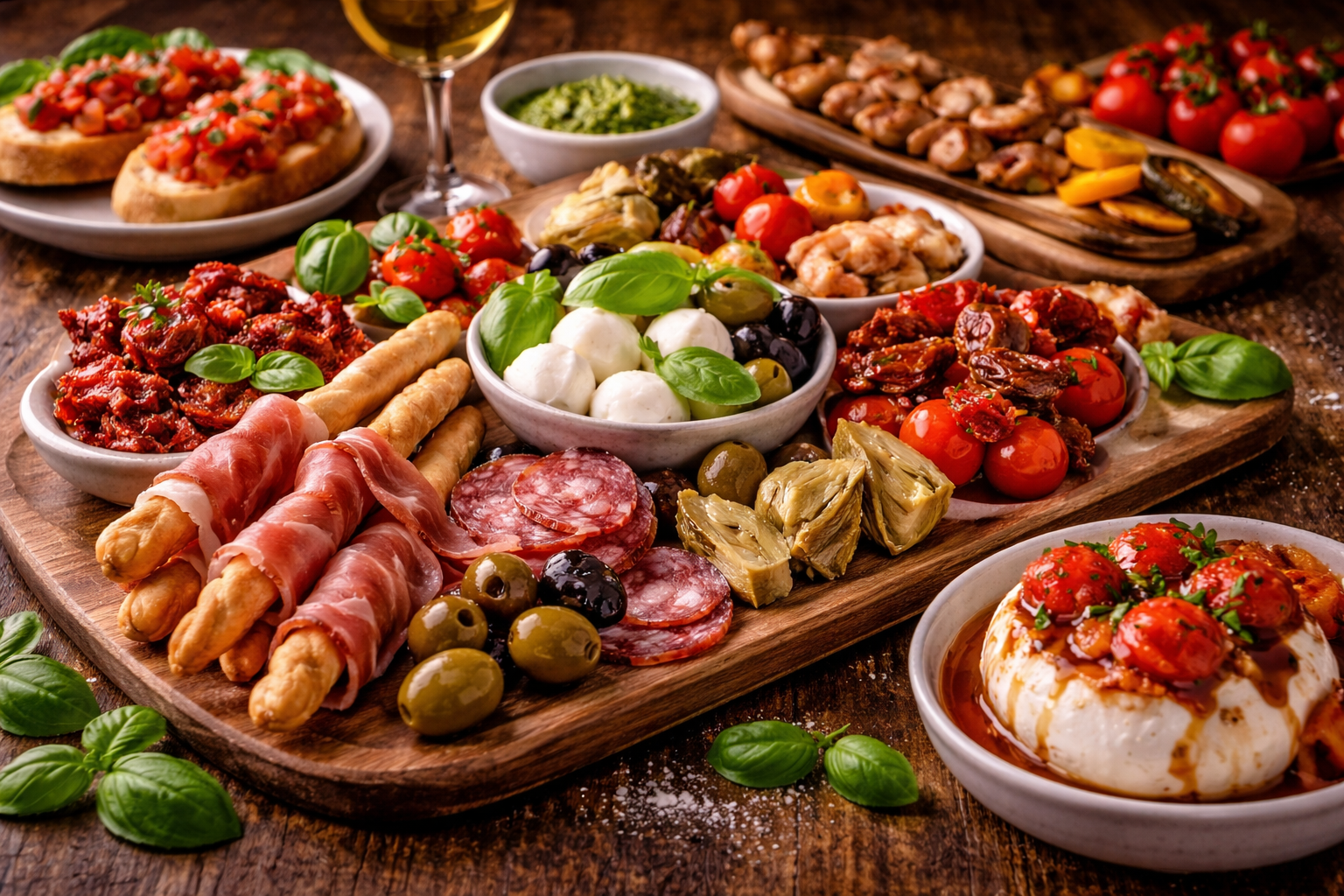 Antipasti und Vorspeisen